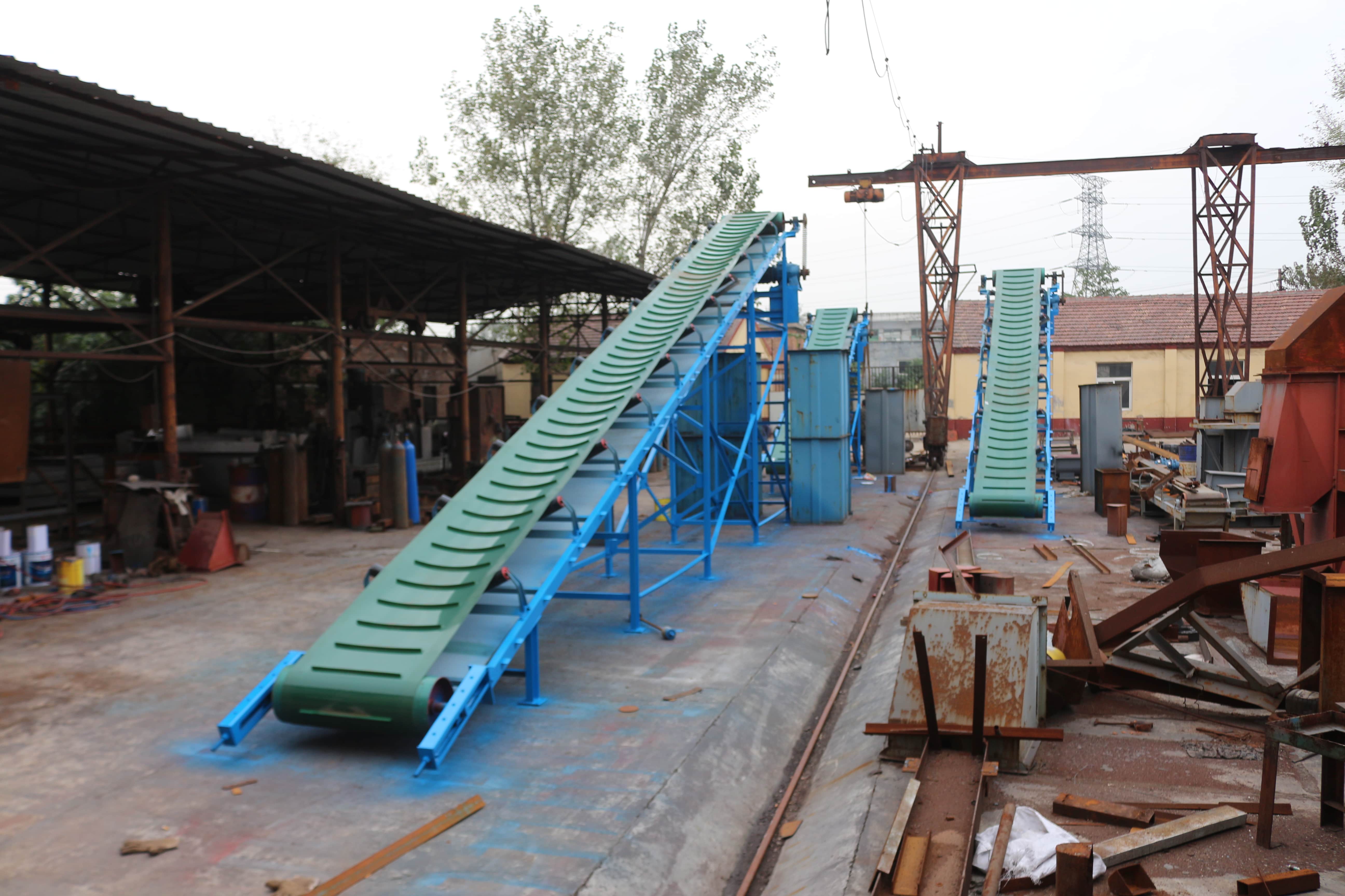 belt conveyor during lenma processing line